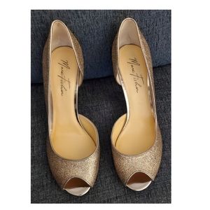 MARC FISHER PEEP-TOE STILLETOES